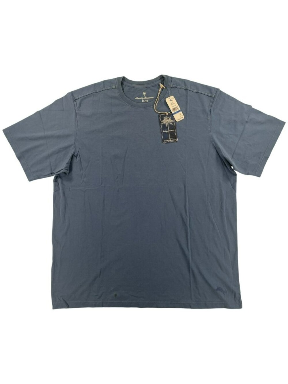 Tommy Bahama Kauai Vacation T-Shirt Regal Blue Cotton Men's Size XL DEFECT NEW